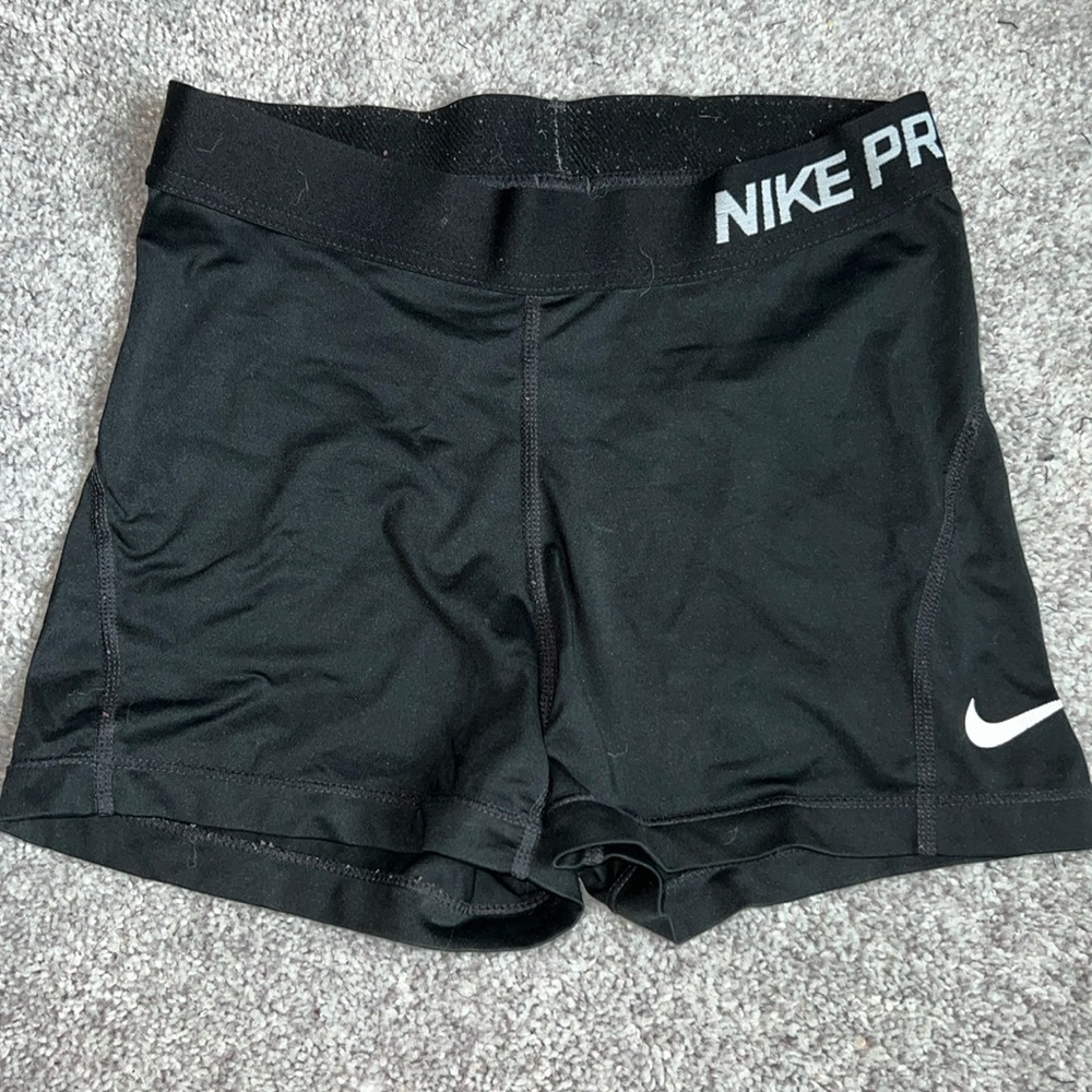 Nike pro black shorts small